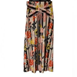 Beige by eci Floral Maxi Skirt